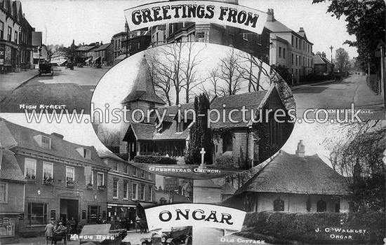 Greetings from Ongar, Essex. c.1915